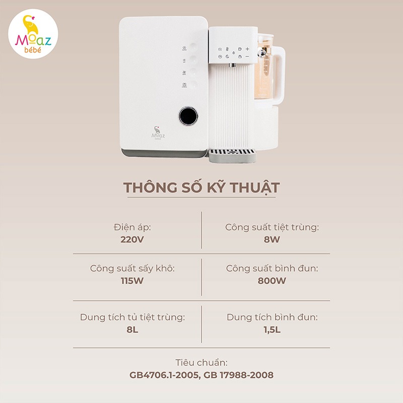 may tiet trung va dun nuoc mb104 bb