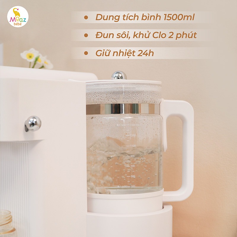 may tiet trung va dun nuoc mb104 jj