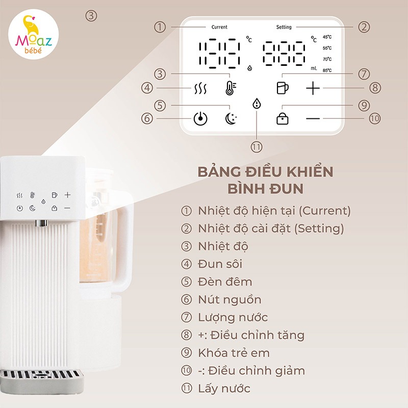 may tiet trung va dun nuoc mb104 mm