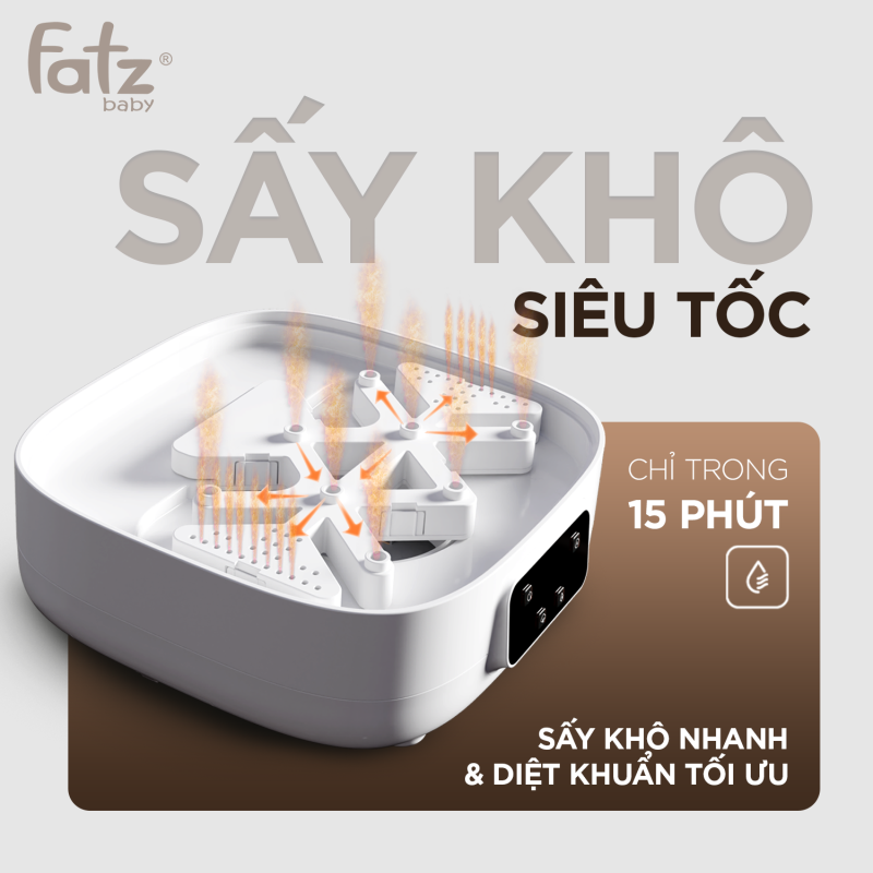 Máy tiệt trùng hơi nước sấy khô siêu tốc thông minh Sumo 7 Plus FB4935VN 37 May tiet trung hoi nuoc say kho sieu toc thong minh Sumo 7 plus infor 3