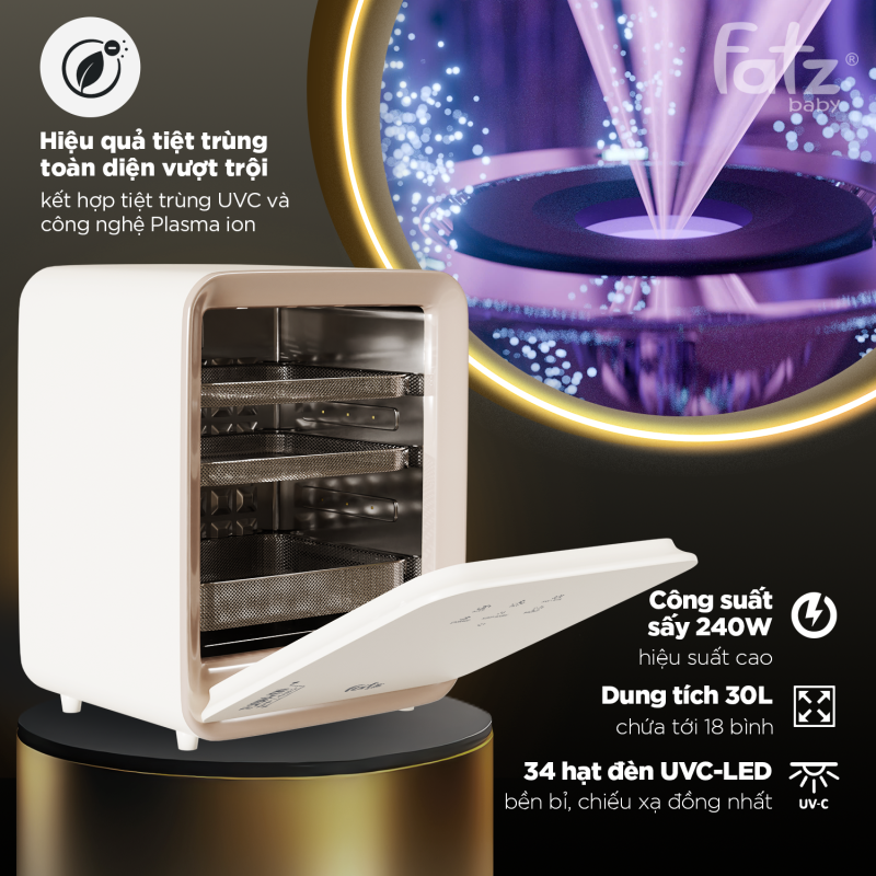 May tiet trung say kho khu mui UVC LED cong nghe nano plasma ion Plasmax 12 TK 2