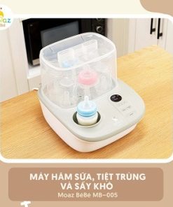 Máy hâm sữa, tiệt trùng và sấy khô đa năng Moaz BéBé MB – 005