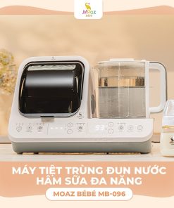 Máy tiệt trùng đun nước hâm sữa đa năng Moaz BéBé MB – 096
